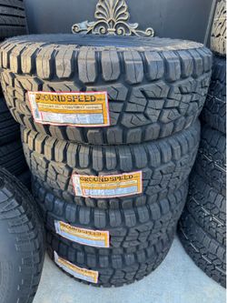 285/70r17 Ground speed tires nuevas con 50,000 millas de garantía las 4