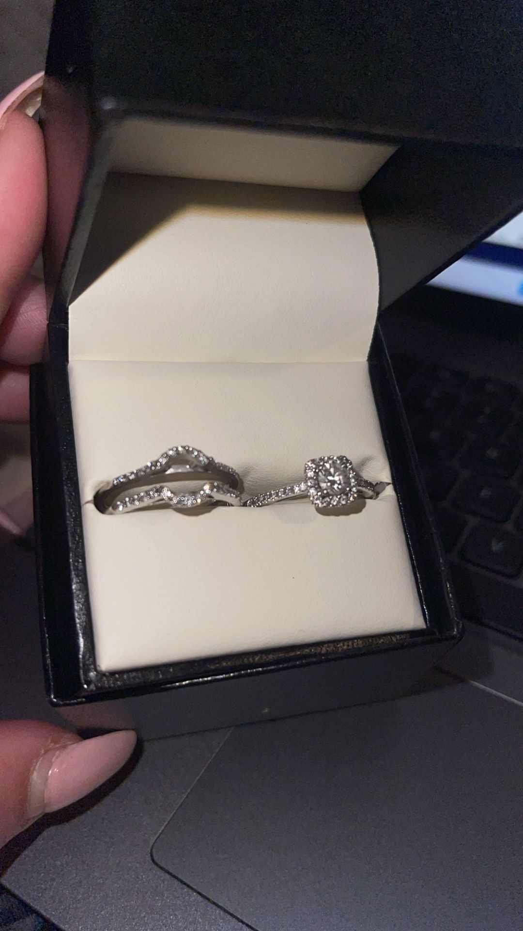 Engagement Ring And Wedding Band