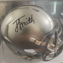 Jermiah Smith Signed Autograph Mini Helmet Ohio State National Championship Lot 