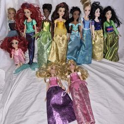 Disney's Princesses barbie dolls bundle 👸