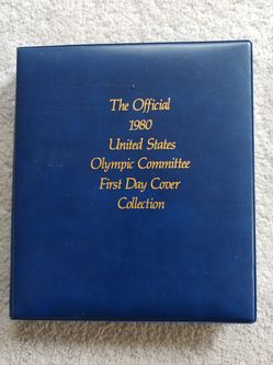 The Official 1980 United States Olympic Committee First Day Cover Collection