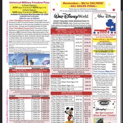All Theme Tickets For Sell