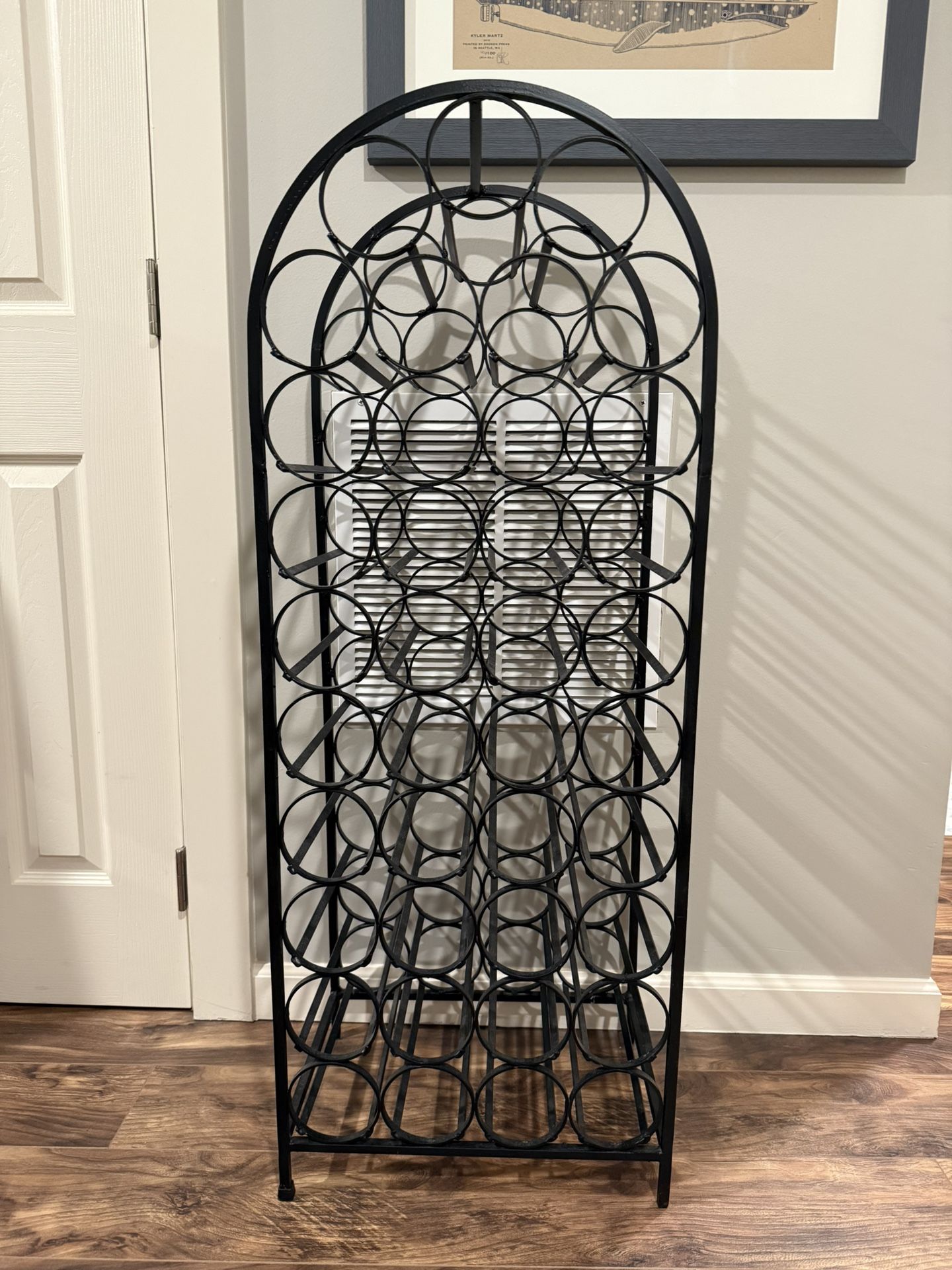39 Bottle Iron Wine Rack