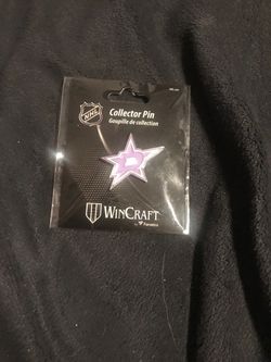 Purple Dallas Stars collector Pin