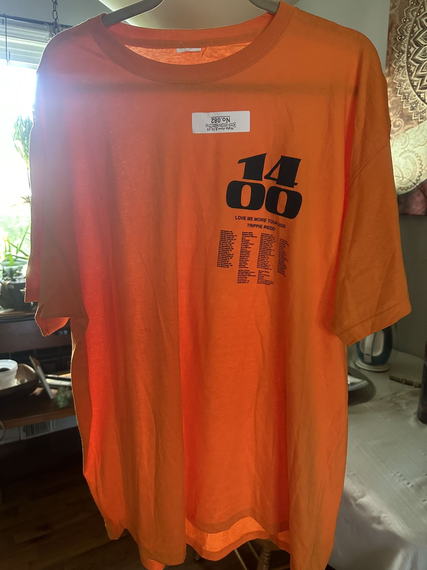 Trippie Redd Love Me More Tour 2020 Orange T-Shirt