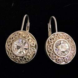 Vintage Earrings by Napier silver tone