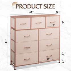 Pink dresser