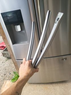 Large highend stainless steel fridge
