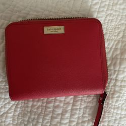 Kate Spade Red/Orange Wallet