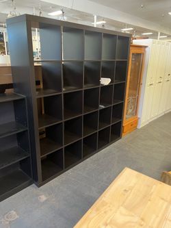 IKEA black cube shelves room divider (in store)