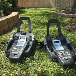 2x Peg Perego Primo Viaggio 4-35 Nido Car Seat Base with Load Leg & Anti-Rebound Bar - Accessory