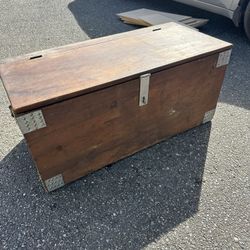 Custom Locking Wood Chest