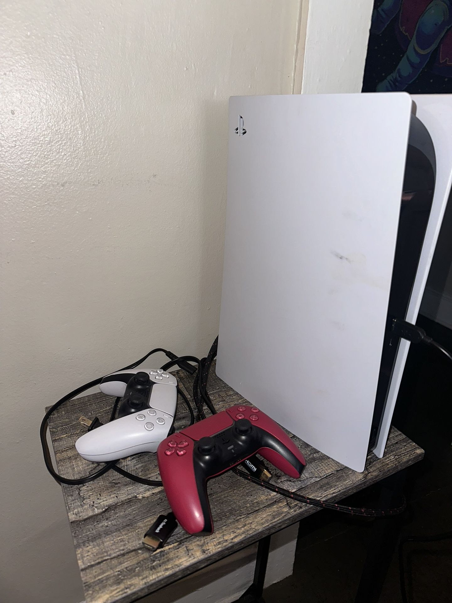 Used PS5/ 2 Controllers/ All Cords Needed (Power And HDMI) 