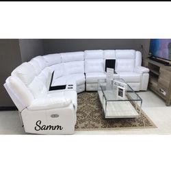 New white sectional with free delivery