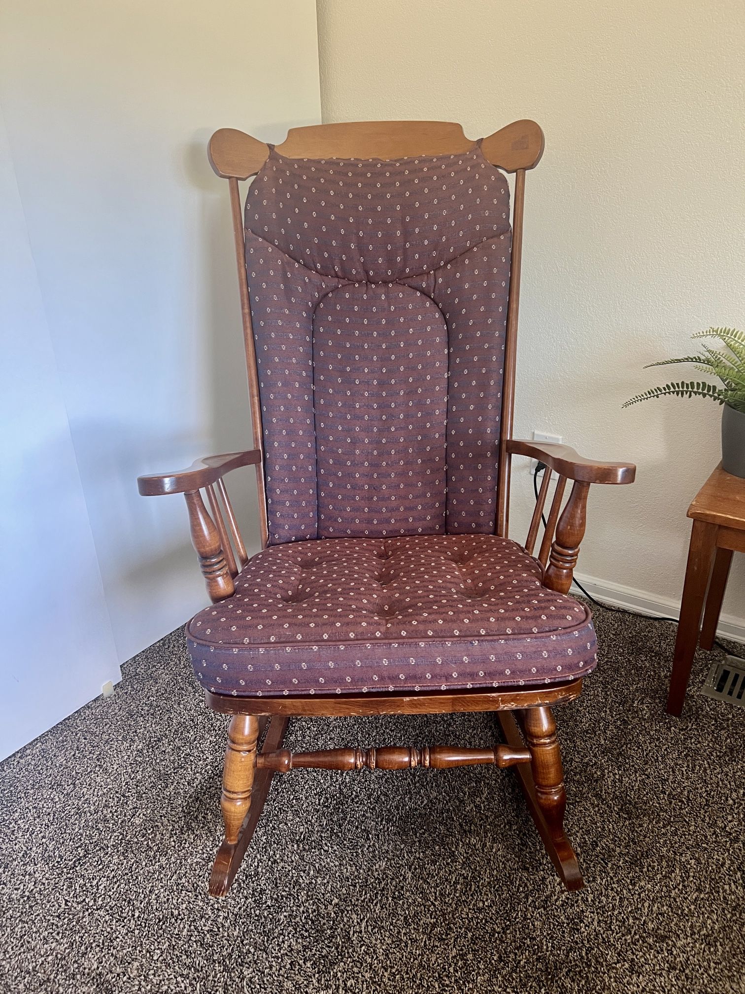 wood rocking chair