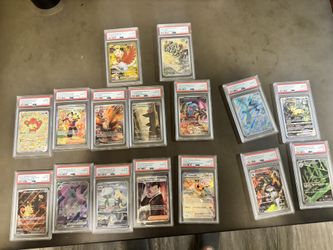 Pokémon PSA Slabs 10,9,8