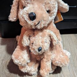 New Plush Dog With Puppy 