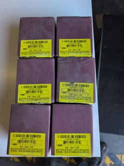 3/8"-16x1 1/8" Button Socket Cap Screws 18-8 Stainless – 6 Boxes