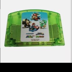 Nintendo 64 N64 4 In 1 Multi Game Smash Brothers Yoshi’s Super Mario 64 And Mario Kart