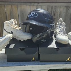 Baseball Gear Jordan Nike Adidas Cleats Helmet 