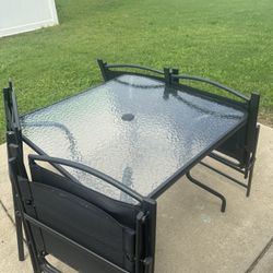 Patio/Deck furniture. 