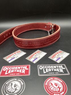 OCCIDENTAL LEATHER 2 IN LEATHER WORK BELT**(FINANCIAMOS/WE FINANCE)**