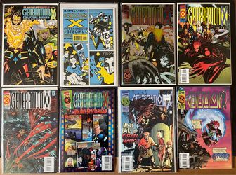 Generation X Vintage Marvel Comic Book lot X-Men Emma Frost 60 issues