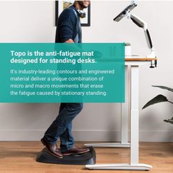 TOPO | THE NOT-FLAT STANDING DESK ANTI-FATIGUE MAT WITH CALCULATED TERRAIN