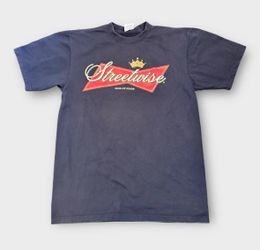 Streetwise Shirt Large L Mens Black Made In USA Heavyweight Cotton Streetwear 