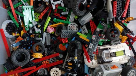 Bulk Lego Technic bin, Mixed