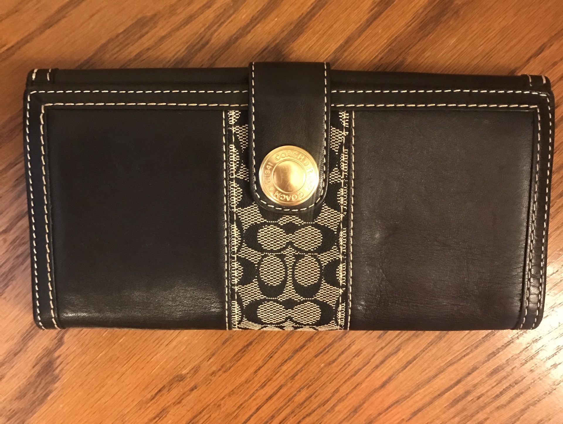 Coach full size wallet