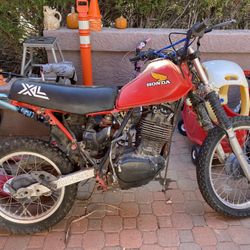 1982 XL500R Honda Dirt Bike XL 500 R