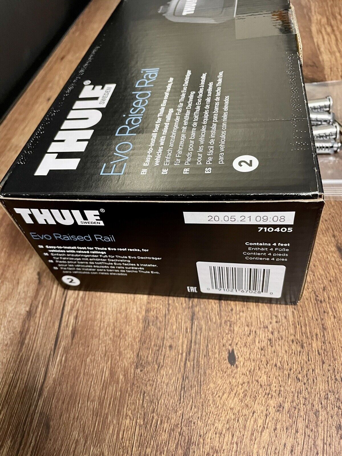 THULE Evo Raised Rails & Square Bars (NEW in Box)