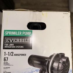 Everbilt 1-1/2 HP Plastic Lawn Sprinkler Pump