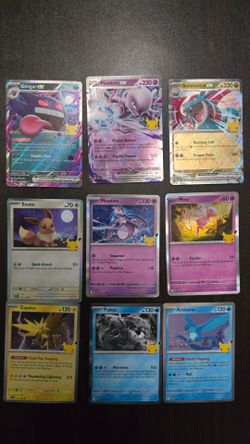 Pokemon 30th celebration cards