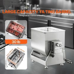 20L Stainless Steel Manual Meat Mixer