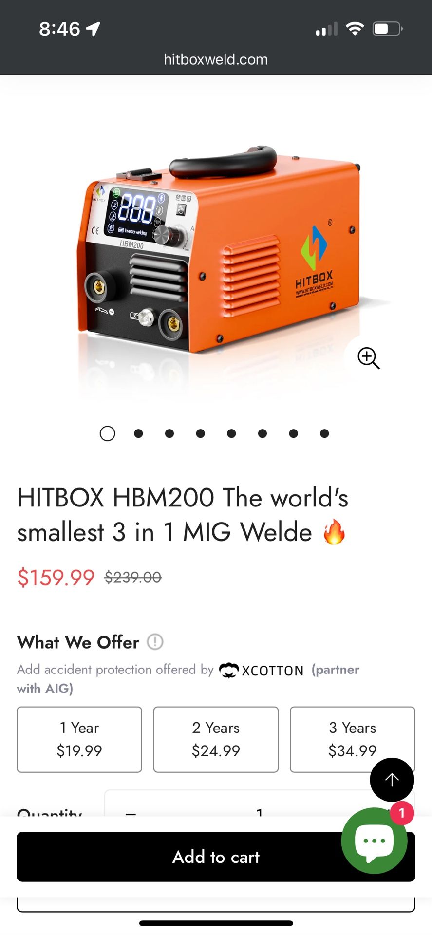 Hitbox 3 In 1 MiG Welder