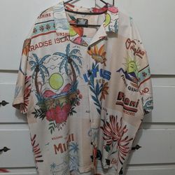 Men's Summer Shirt Size 5XL 