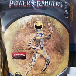 Yellow Power Ranger Costume New