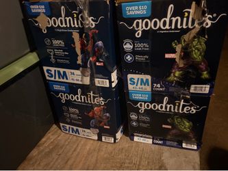 Pull ups 20$ a boxes  they are $43/$50  in the store