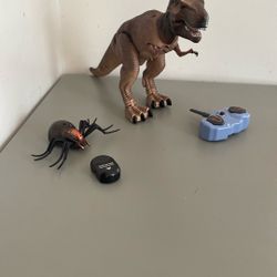 Remote Control, Dinosaur And Spider
