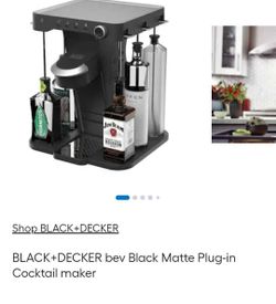 BEV cocktail maker Black and Decker