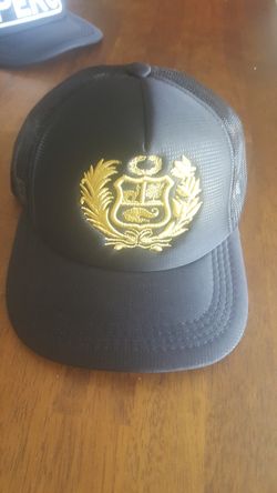 Peru Soccer Gorra con el escudo Peruano