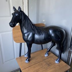 Decoración Para Casa Caballo Negro/ Black Horse Decoration For Living Room (good Conditions/ Buenas Condiciones) 