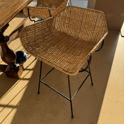 Set of 4 Jamie Young Nusa Counter Stools