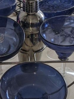 Martini Cups (Not Glass) And Shaker