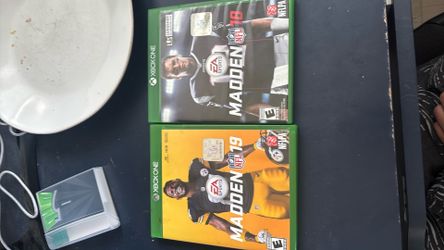 Madden 18 and 19 Xbox one discs
