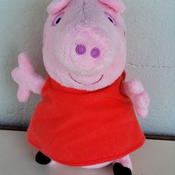 2003 Fiesta Toys PEPPA PIG 8" Plush Stuffed Animal Toy Red Dress.  Looking for a cute and cuddly addition to your stuffed animal collection? Check out