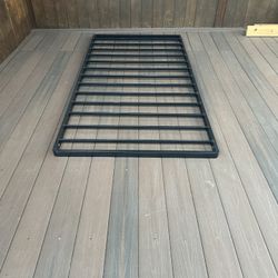 Twin Box Spring 2 Inch Low Profile, Heavy Duty Metal Box Spring Bed Base Bunkie Board, Mattress Foundation, Easy Assembly, Noise Free, Black