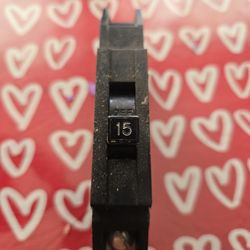 15 amp GTE SYLVANIA ELECTRIC BREAKER